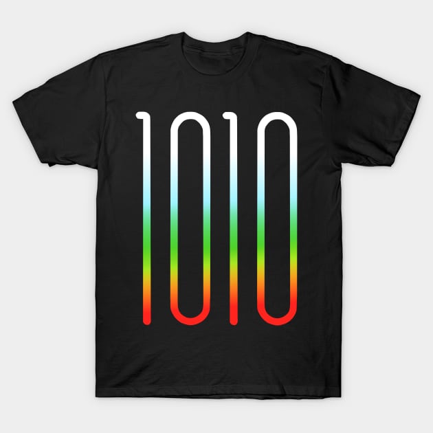 1010 - gradient T-Shirt by electrokoda